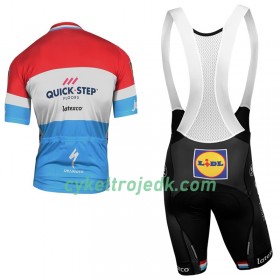 Cykeltøj + Cykelshorts 2018 Quick-Step Floors Luxembourg Mesterskaber